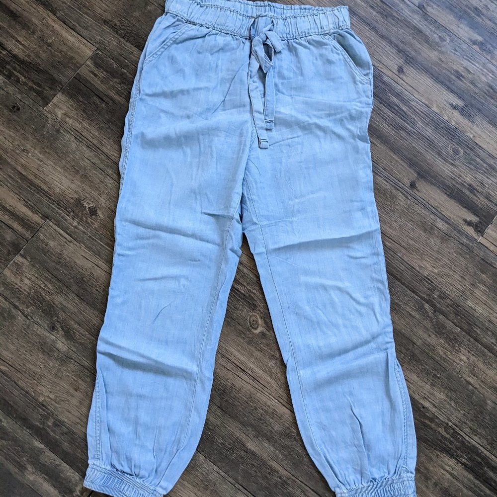 DRAWSTRING Mid Rise Joggers Waist Bow - Women's Size S